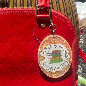 Stranger Things " I'm on a curiosity voyage, I need my paddles " Books Keychain